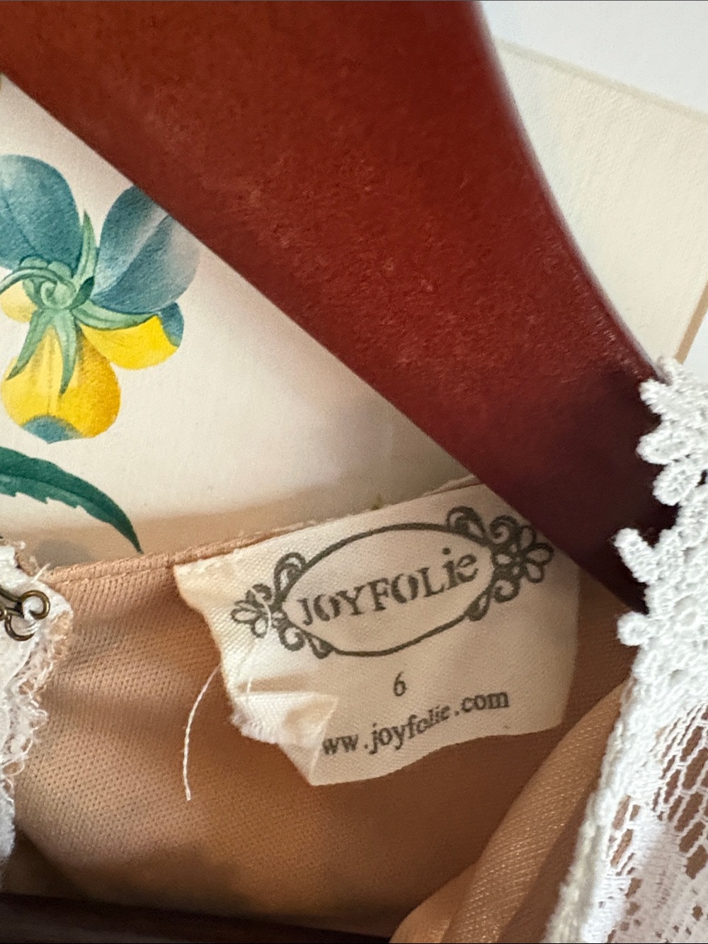 Joyfolie White Lace High-Low Dress for Girls - Picture 3 of 5